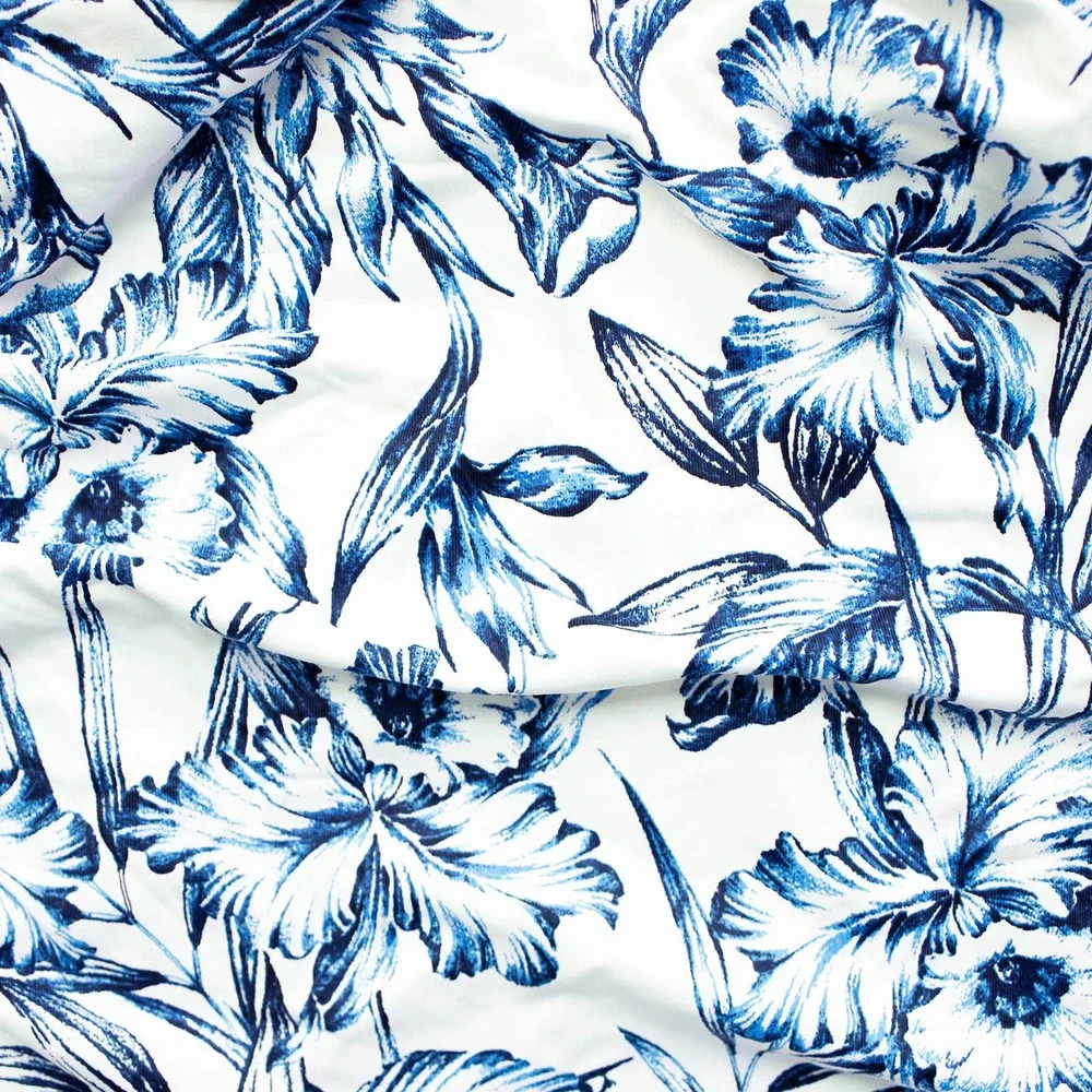 Tommy Bahama White Floral Print Halter Tankini Swim Top - Picture 2 of 5